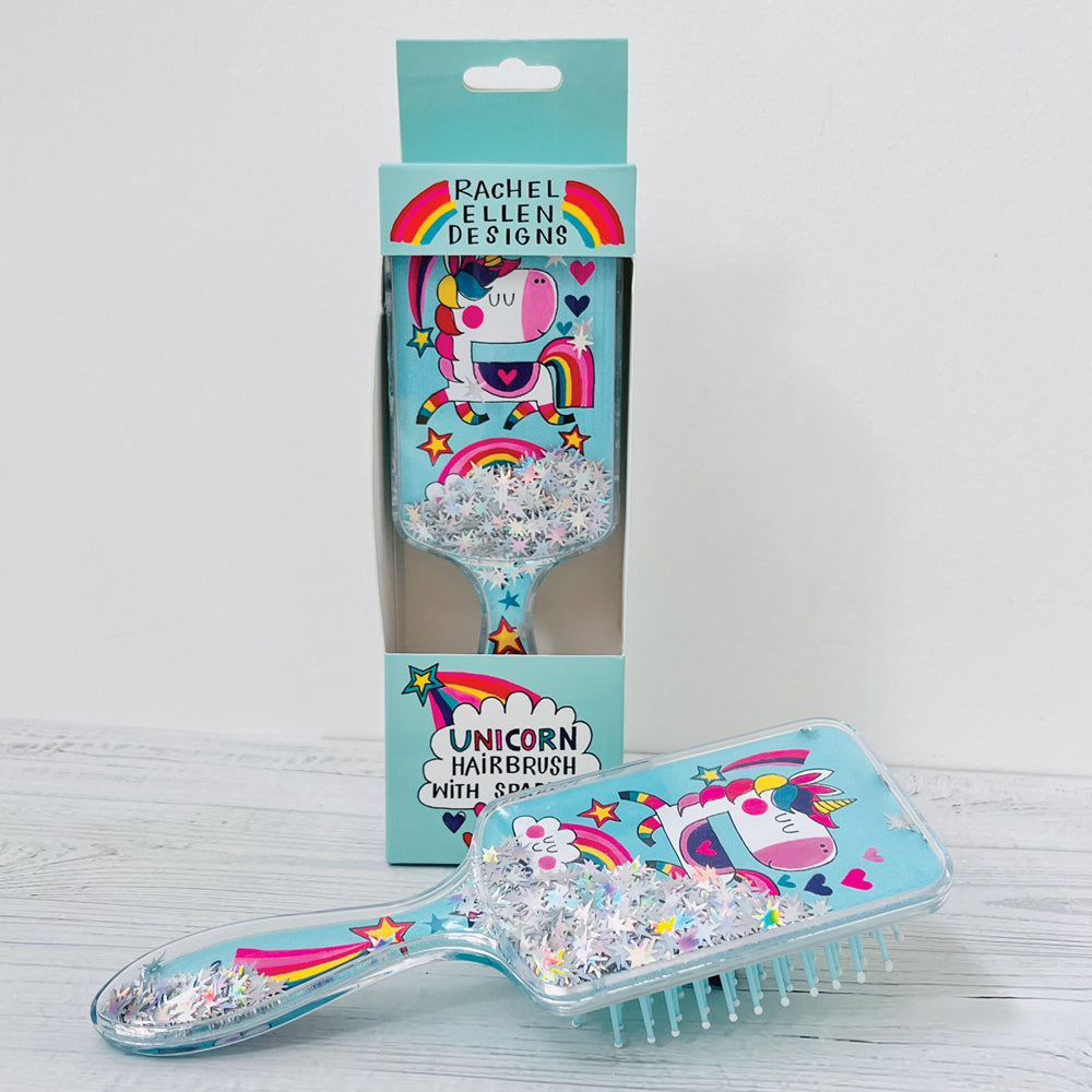 Unicorn Hairbrush - Blue