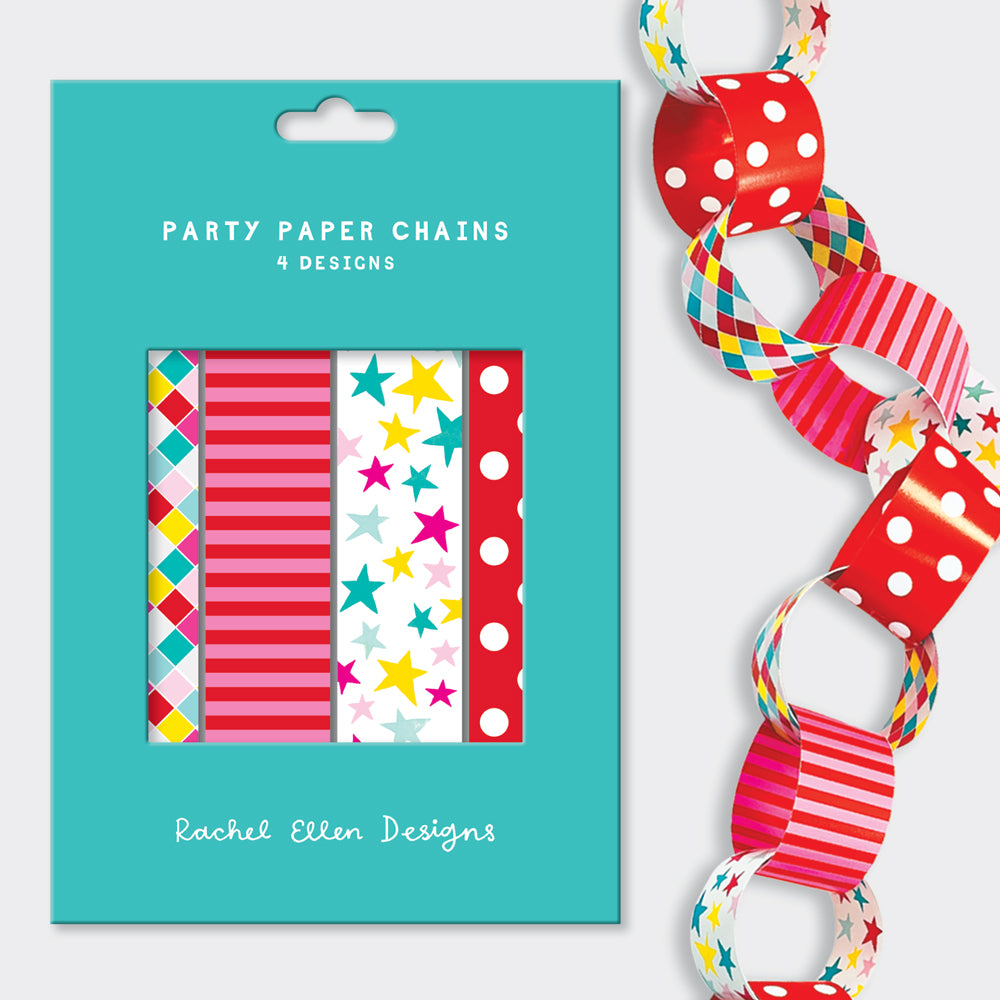 Patterned Party Paper Chain Kit