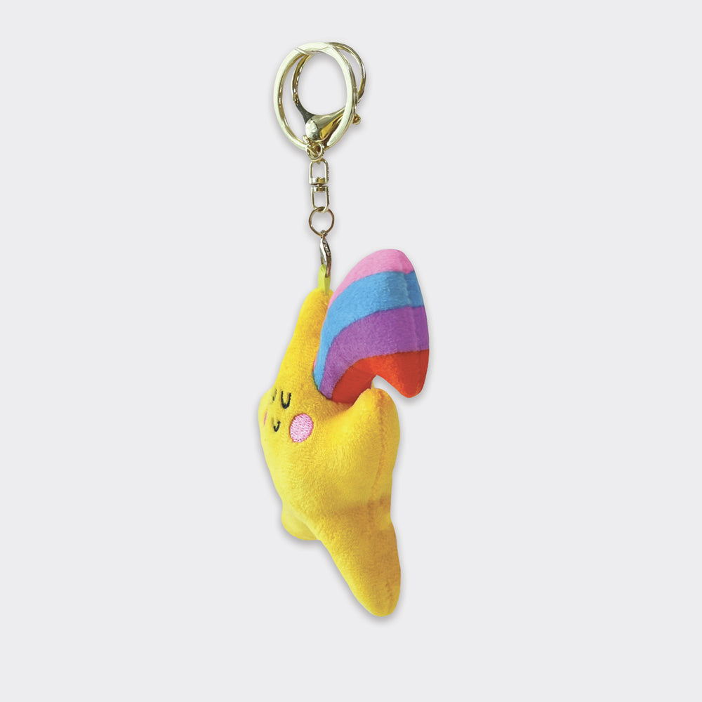 Plush Bag Charms - Star/Rainbow