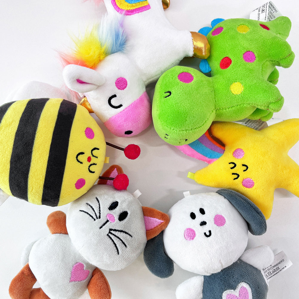 Plush Bag Charms - Star/Rainbow