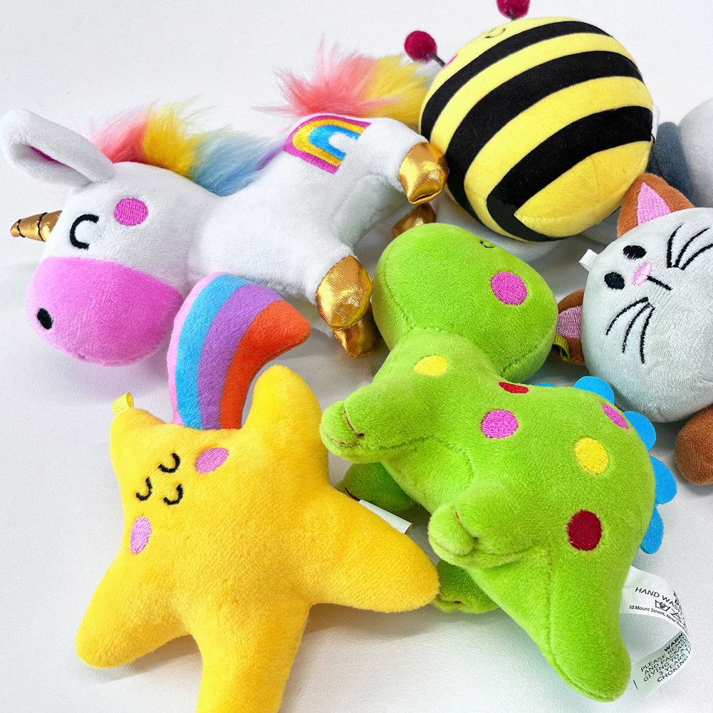 Plush Bag Charms - Star/Rainbow