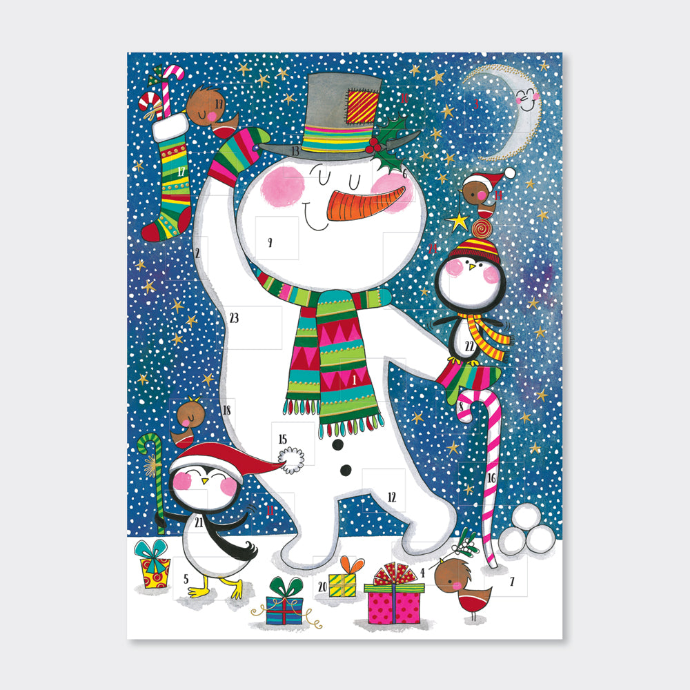 Advent Calendar - Snowman & Penguins (foiled)