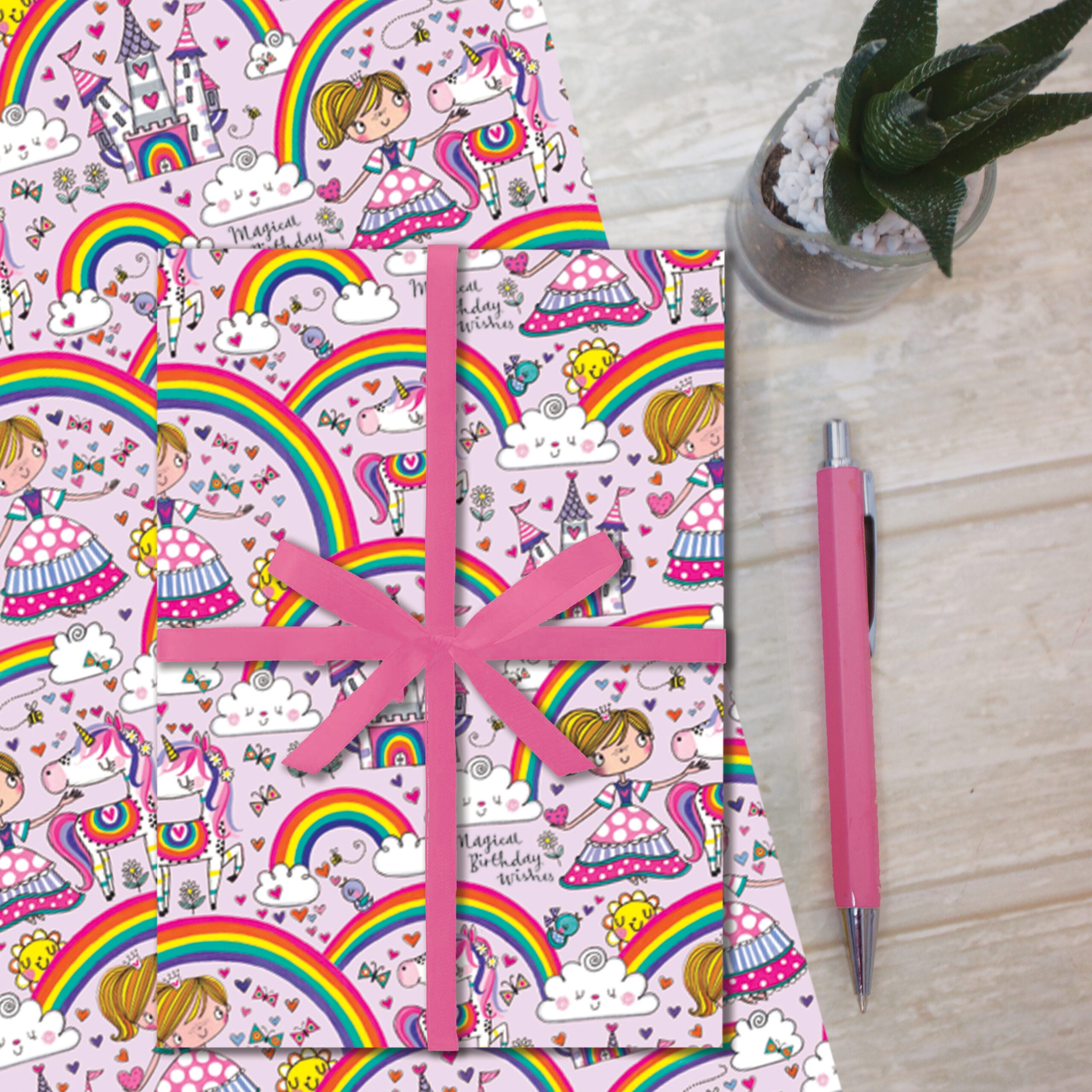 Flat Wrap - Princess & Rainbows