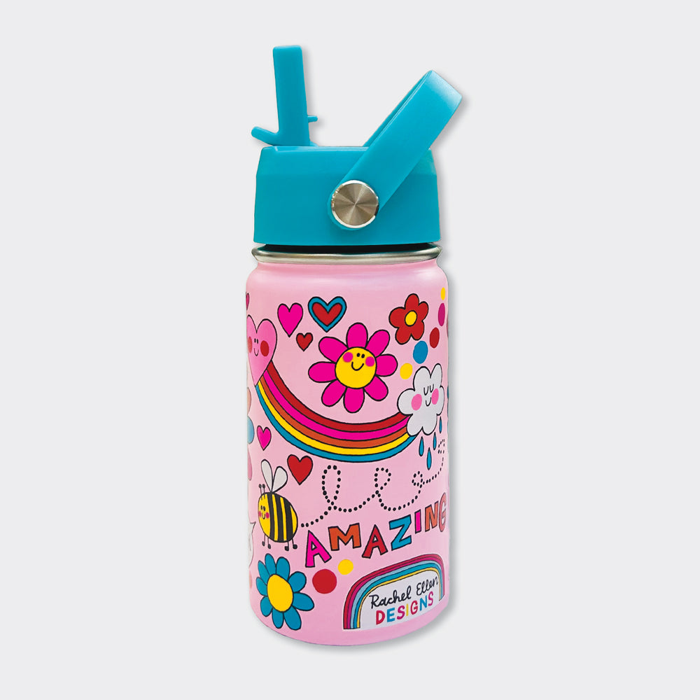 Stainless Steel Water Bottle - Bee Happy