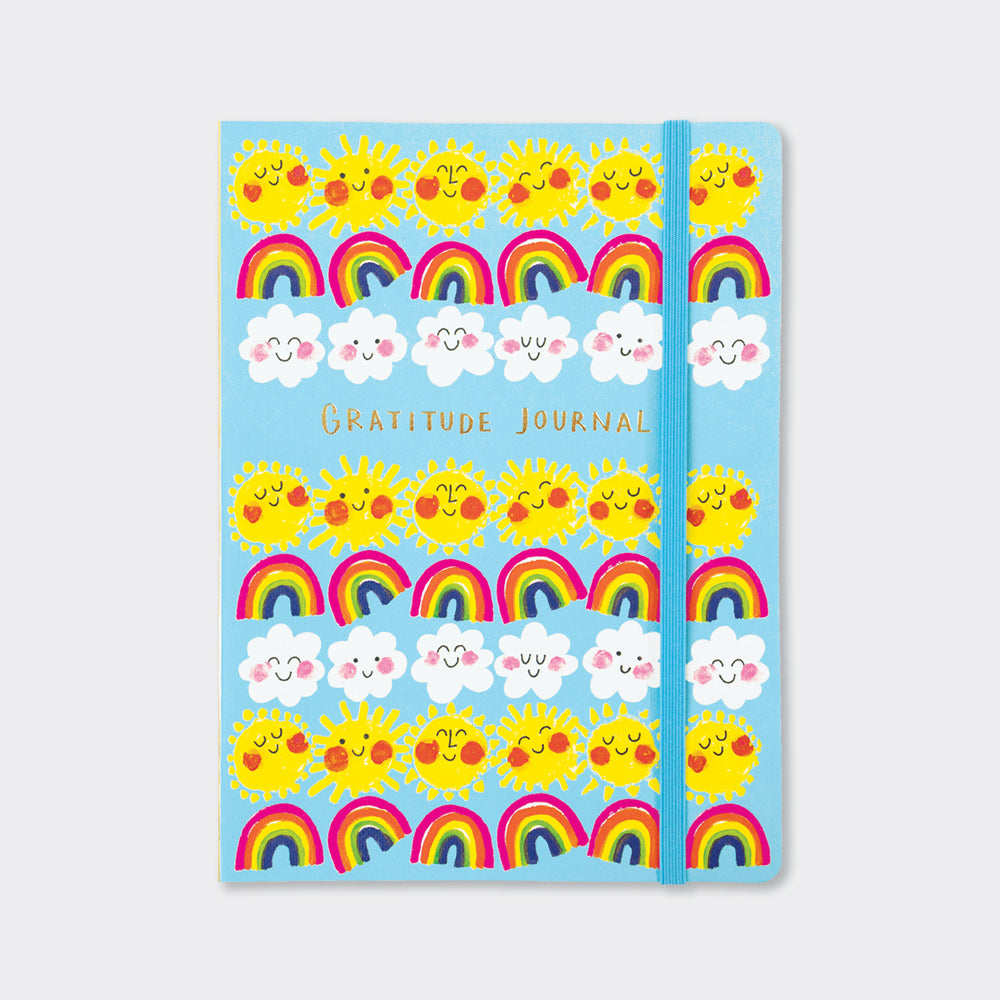 Notebook - Suns, Rainbows & Clouds/Gratitude Journal