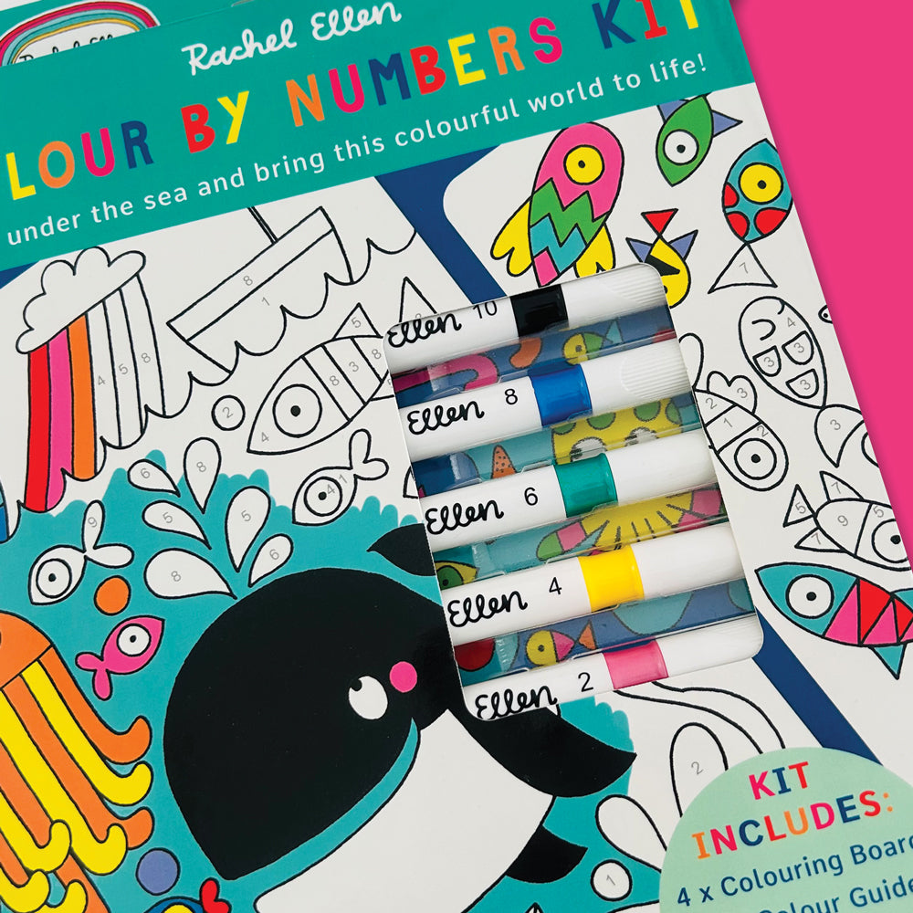 Pre order - Colour by Numbers Kit - Under the Sea