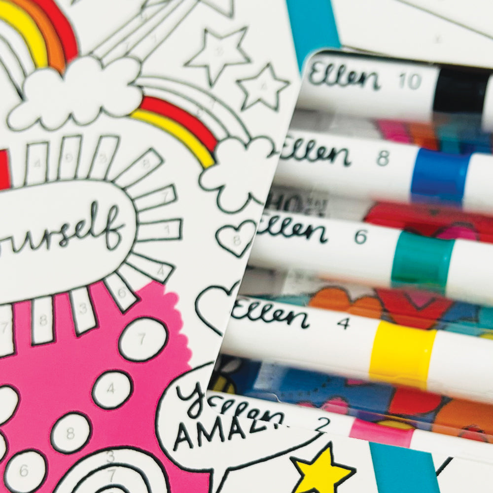 Pre order - Colour by Numbers Kit - Just Be Yourself