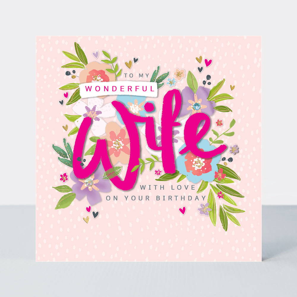 Peony - Wonderful Wife- With love on your birthday
