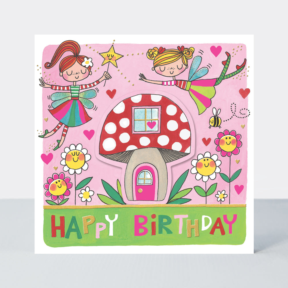 Rhubarb - Happy Birthday/Fairies & Toodstool