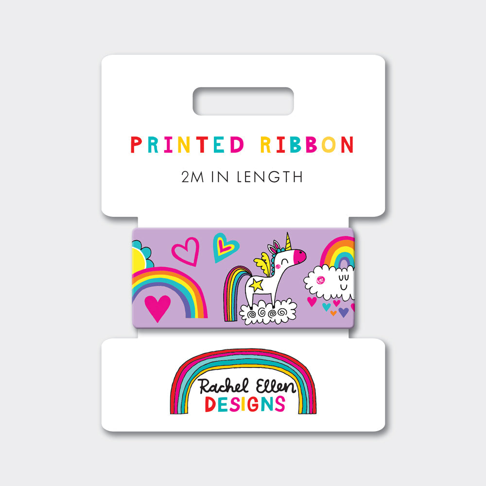 Printed Ribbon - Unicorns