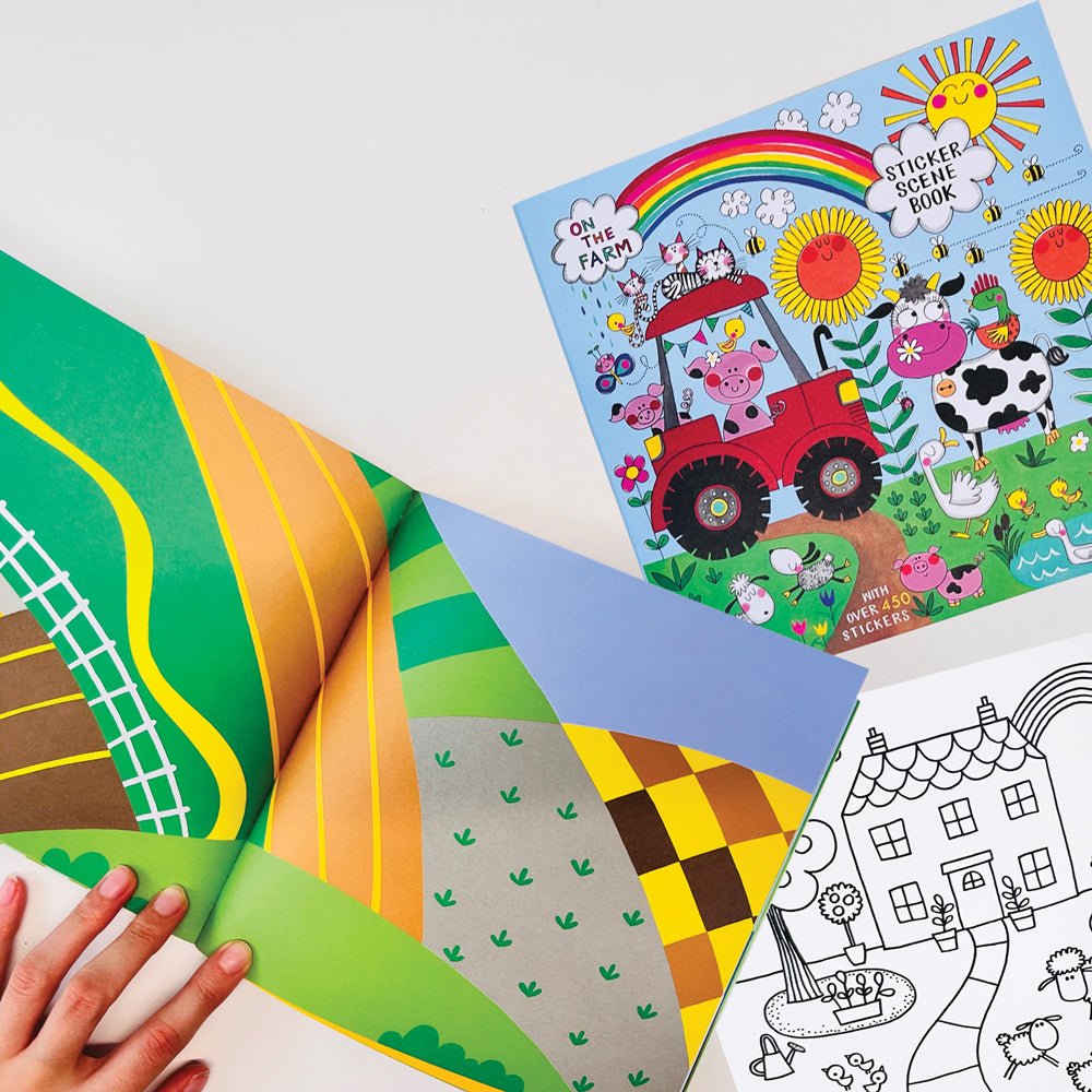 Sticker Scene Book - On The Farm