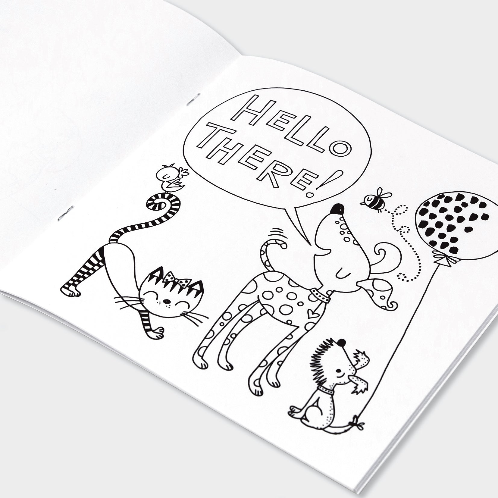 Dogs & Cats Colouring Book