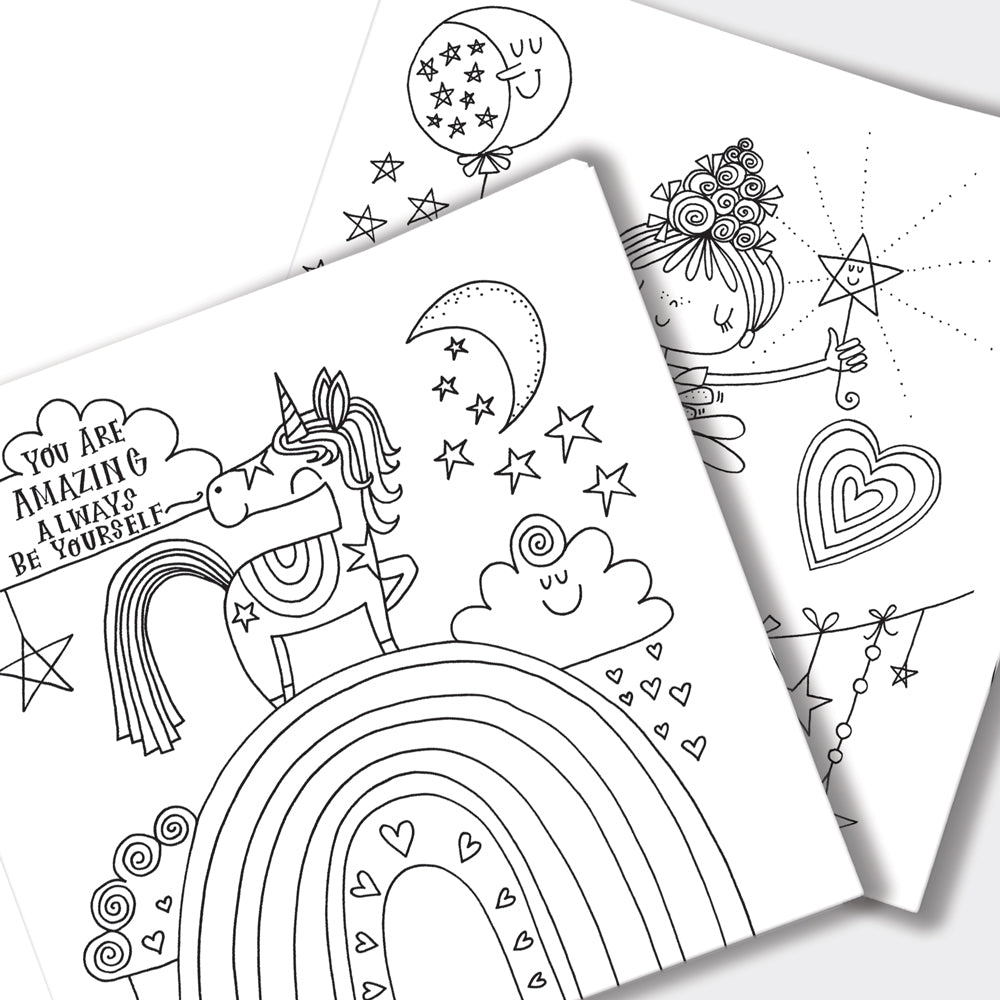 Square Colouring Book - Moondance