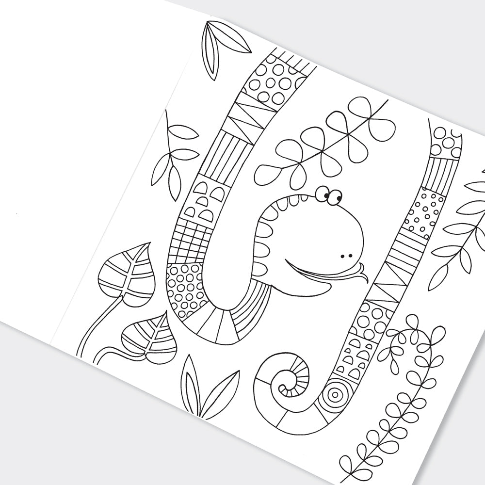 Jungle Colouring Book