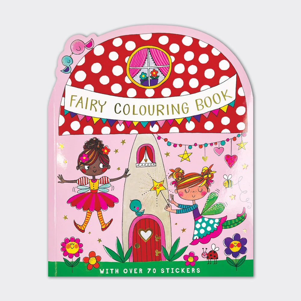 Fairy Die-Cut Colouring Book With Stickers