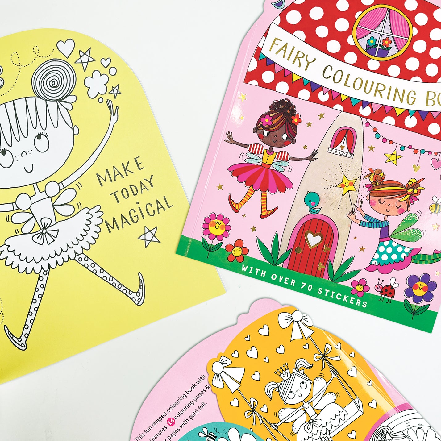 Fairy Die-Cut Colouring Book With Stickers
