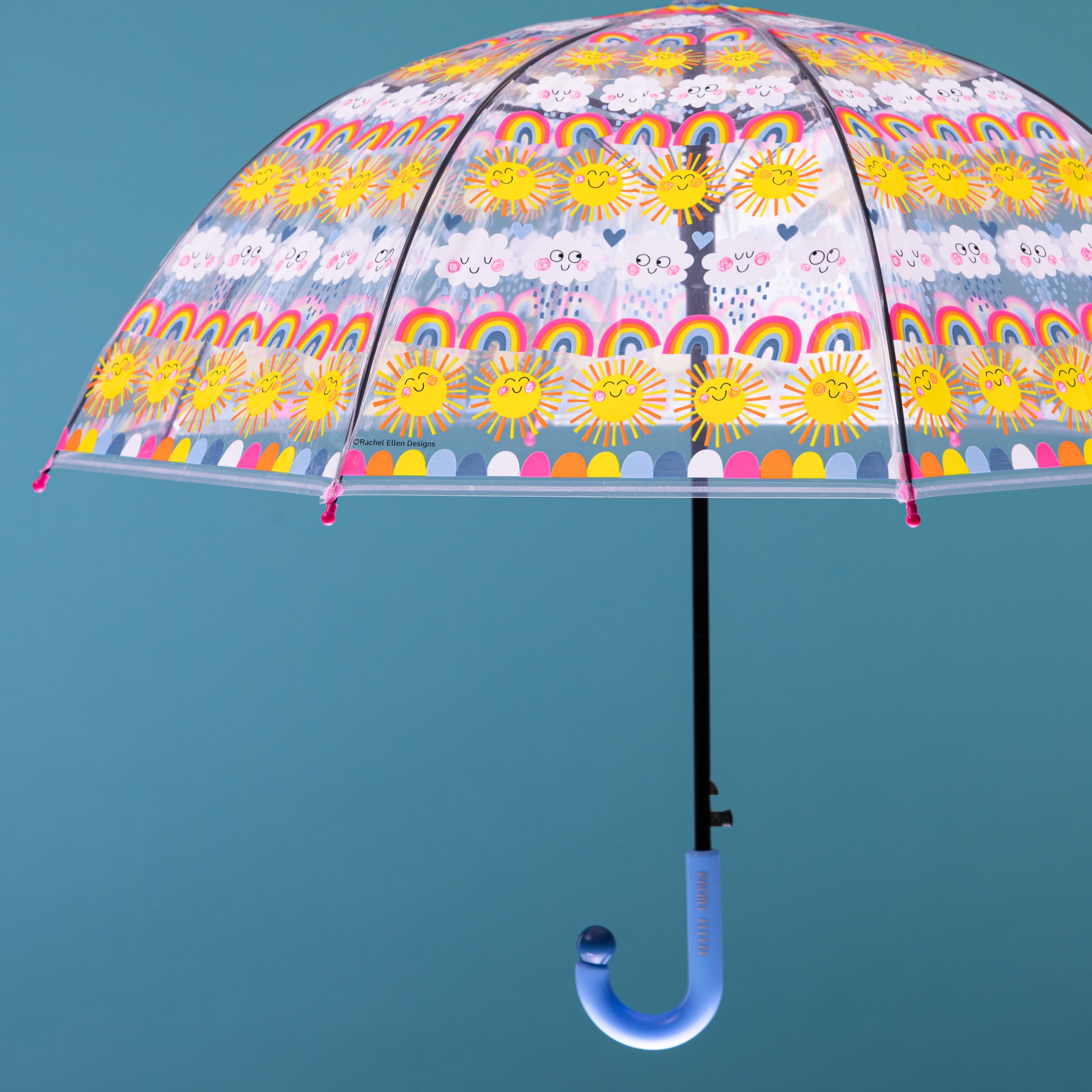 Umbrella - Sun, rainbows & clouds