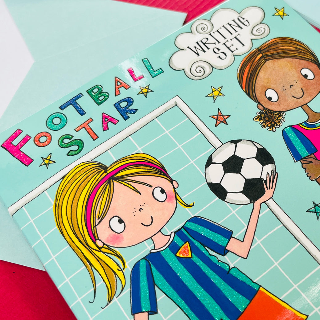 Writing Set - Football Star Girls