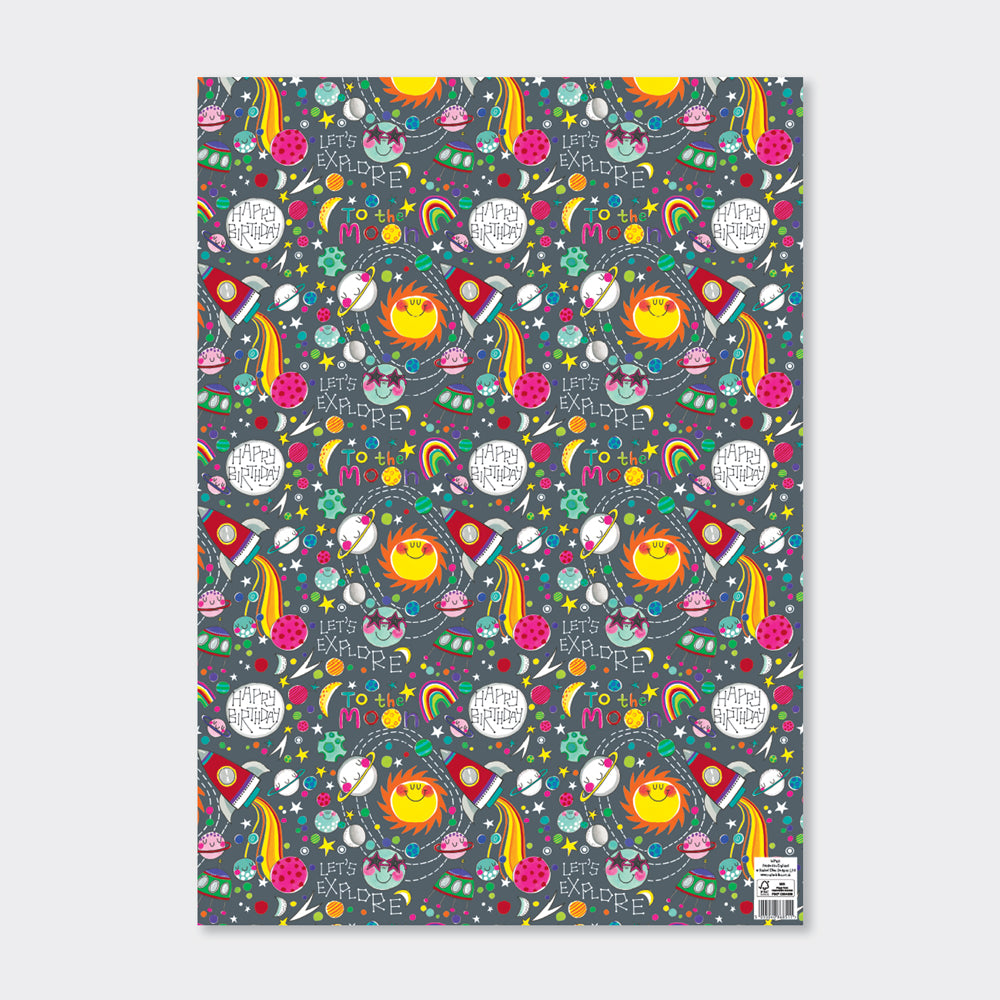 Flat Wrap- To the Moon