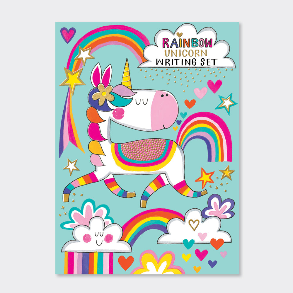 Writing Set - Rainbow Unicorn