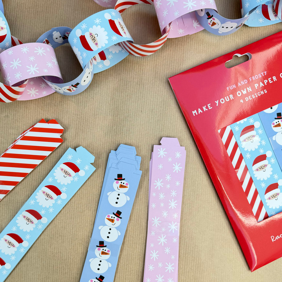 Paper Chains - Santa & Snowman