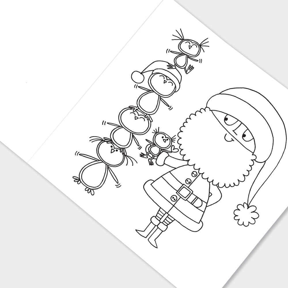 Square Colouring Book - Let It Snow