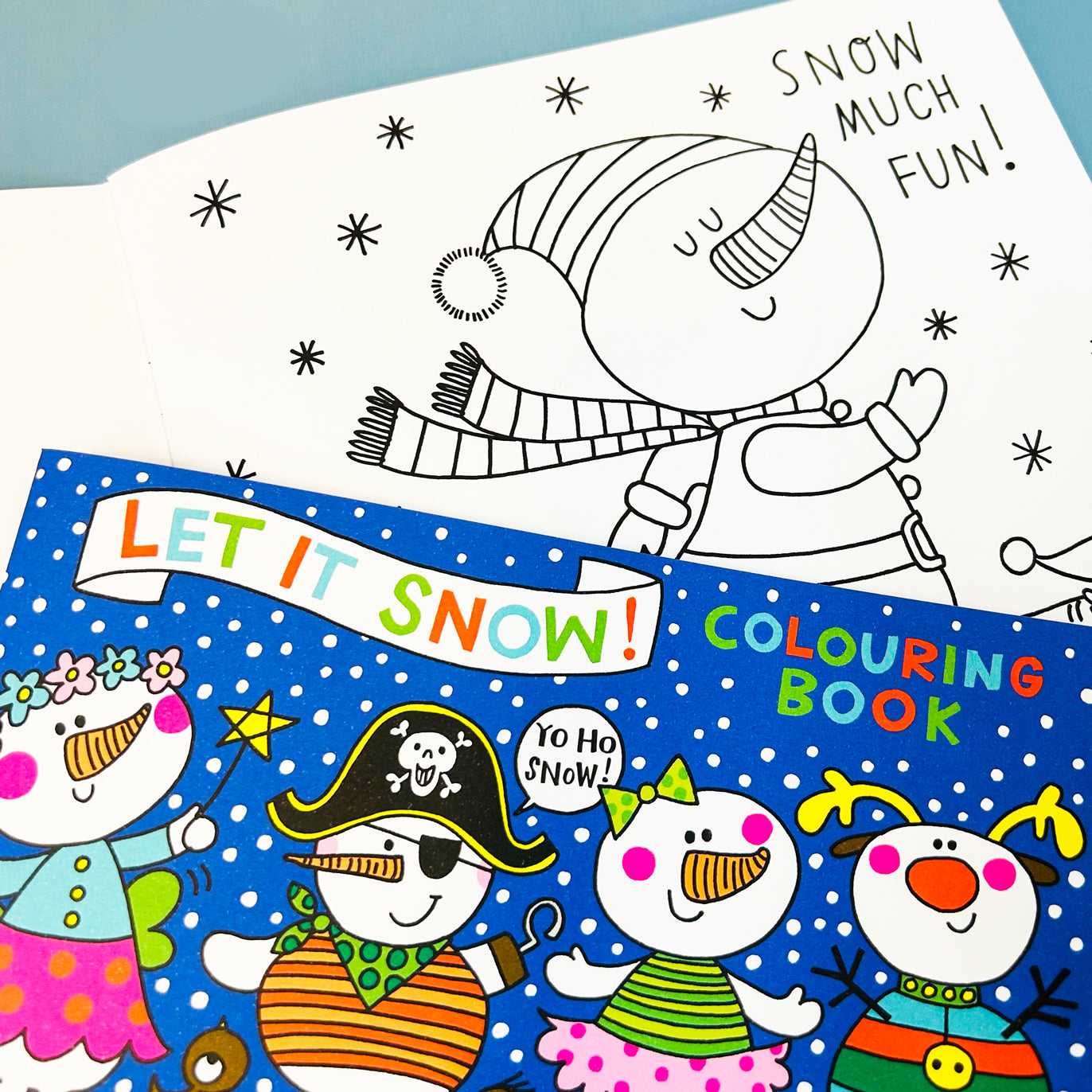 Square Colouring Book - Let It Snow