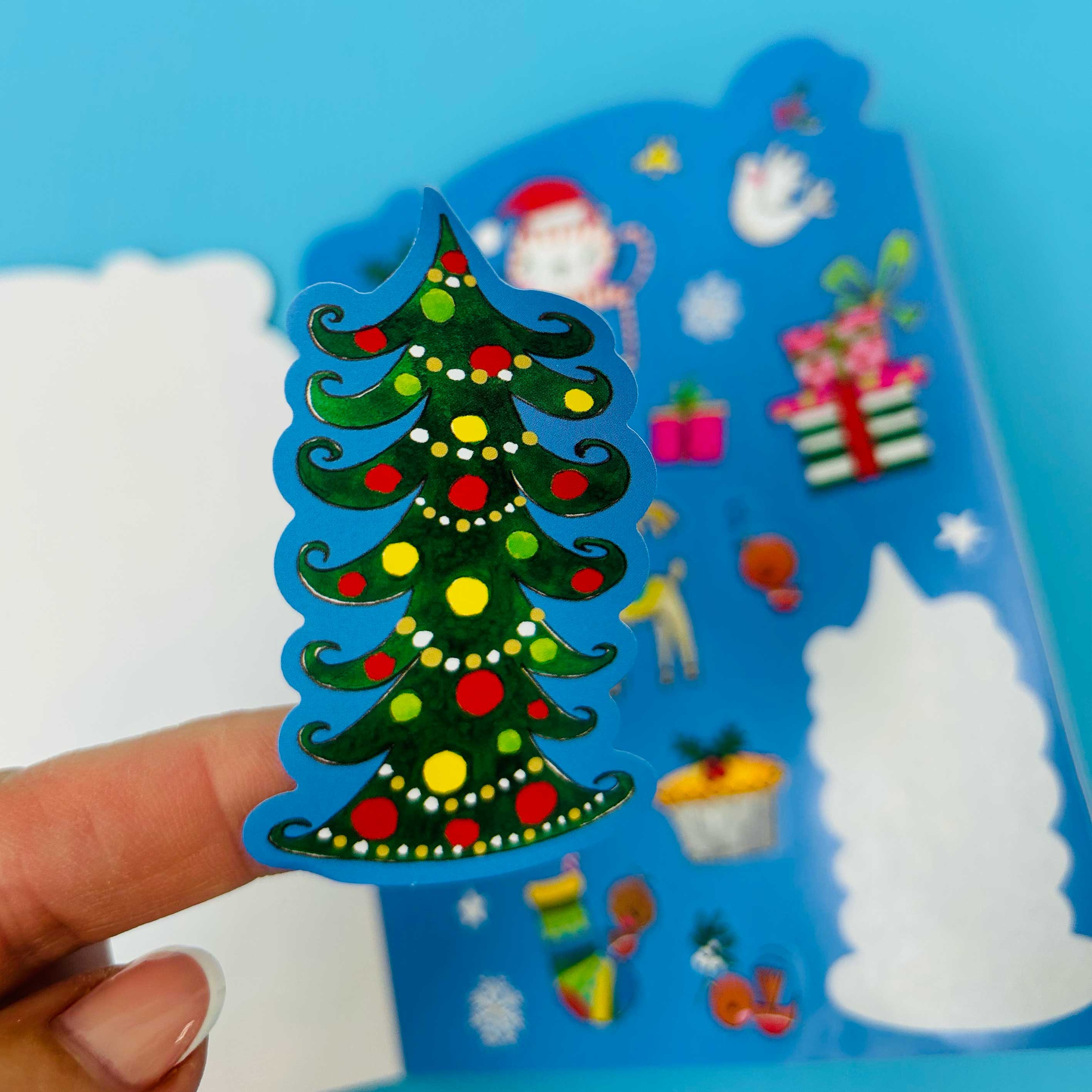 Christmas Die-Cut Sticker Books