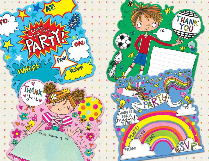 Die-Cut Social Stationery