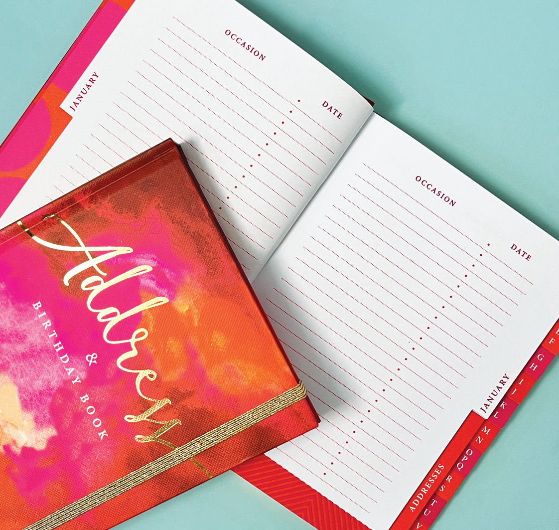 Address and Birthday books