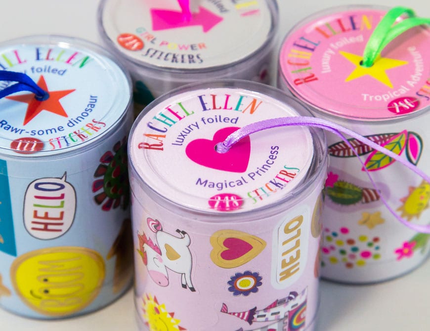 Rolls of Stickers