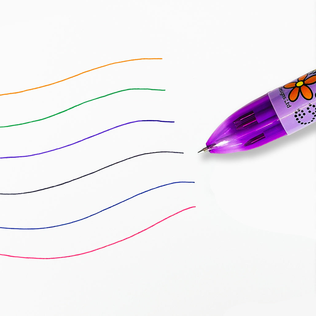 6 colour pen CDU (Fairies/Bee Happy/Rockets)