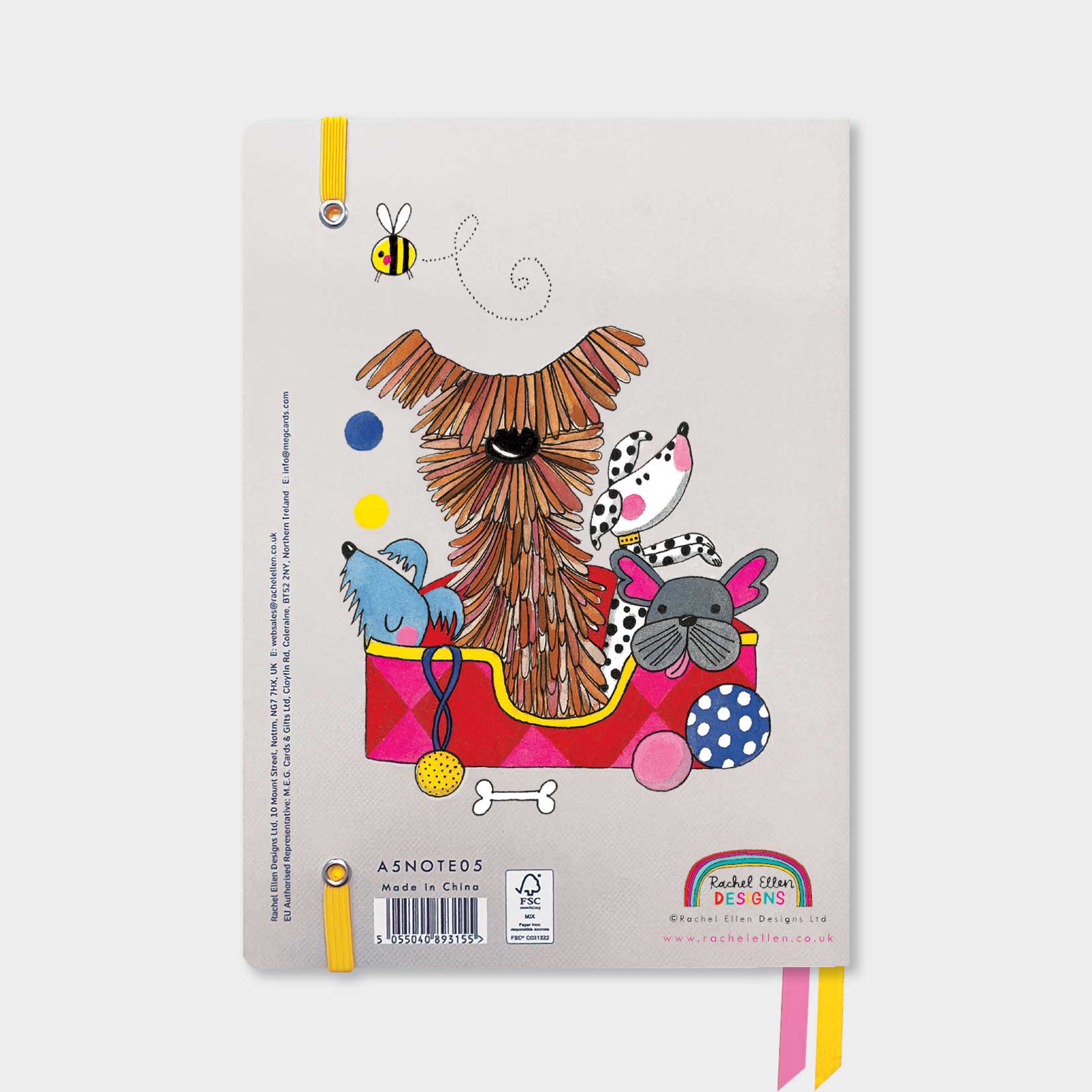 A5 Notebook - Dogs On Chair/Living My Best Life!
