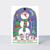 Advent Calendar Card - Snowman Snow Globe