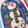 Advent Calendar Card - Snowman Snow Globe
