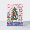 Advent Calendar Card - Christmas Tree & Dogs