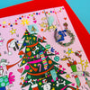 Advent Calendar Card - Christmas Tree & Dogs