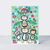Advent Calendar Card - Penguin Christmas Tree