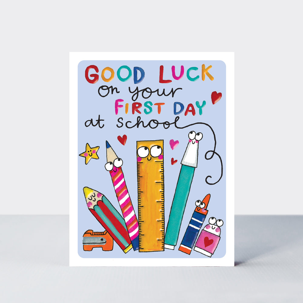 Academic Hey! - Good Luck 1st Day At School/Pens &amp; Pencils