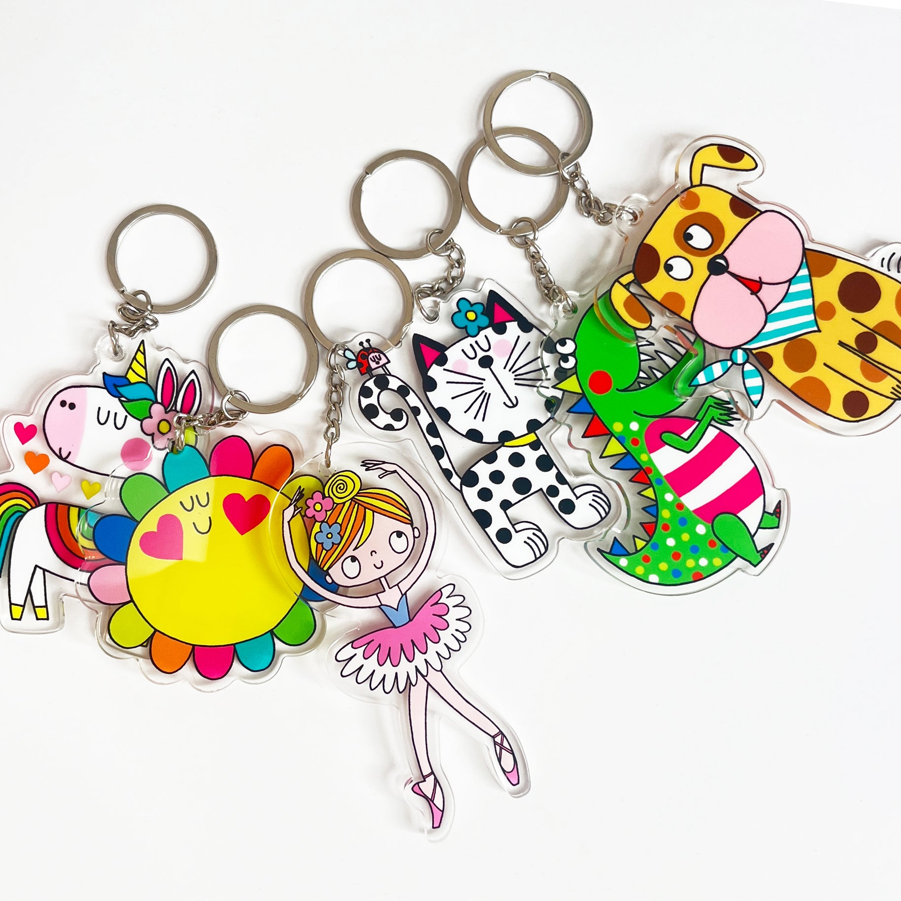 Acrylic Keyrings - Dinosaur