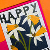 Belle - Happy Birthday/Bunch of White Daffodils