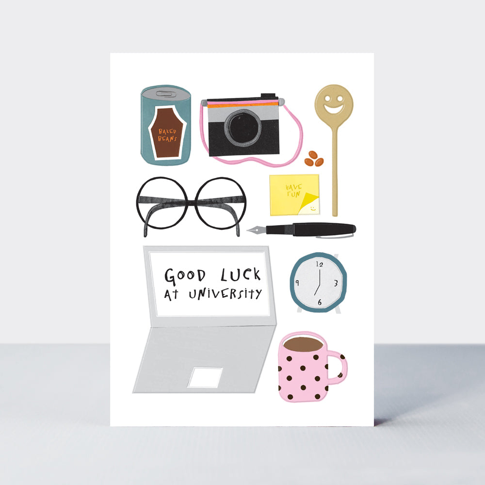 Bookworm - Good Luck At University/Uni Essentials