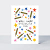 Bookworm - Well Done On Passing Your Exams/Stars & Pencils
