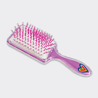 Joyful Little Unicorn Hairbrush - Pink