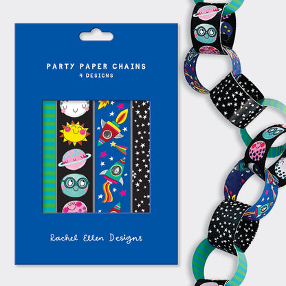 Space Themed Party Paper Chain Kit