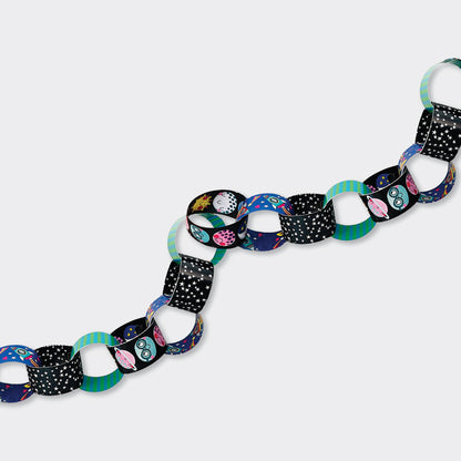 Space Themed Party Paper Chain Kit