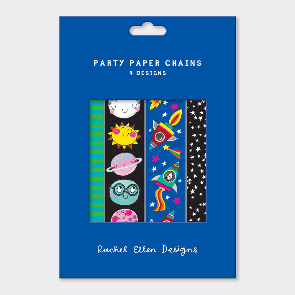 Space Themed Party Paper Chain Kit