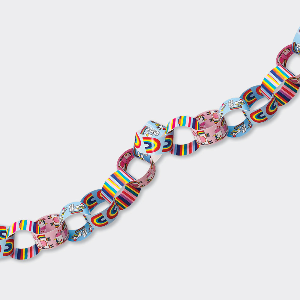Unicorn Party Paper Chain Kit