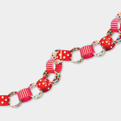 Patterned Party Paper Chain Kit