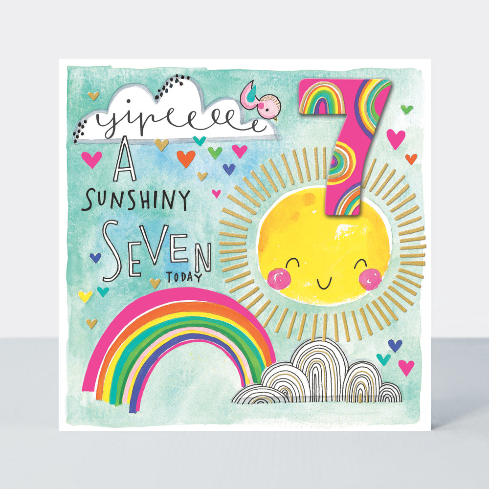 Chatterbox - Happy Birthday - A sunshiny 7 Today Rainbows